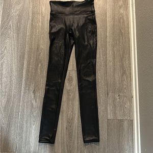 Spanx faux leather leggings